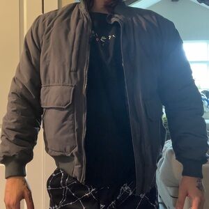 Men's Engelbert Strauss Gray Bomber Jacket